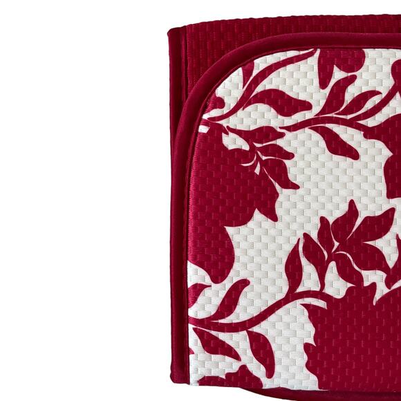 The ORIGINAL Dish Drying Mat XL Holiday Red & White Fall Floral Decor 18x24 NEW - Picture 10 of 15